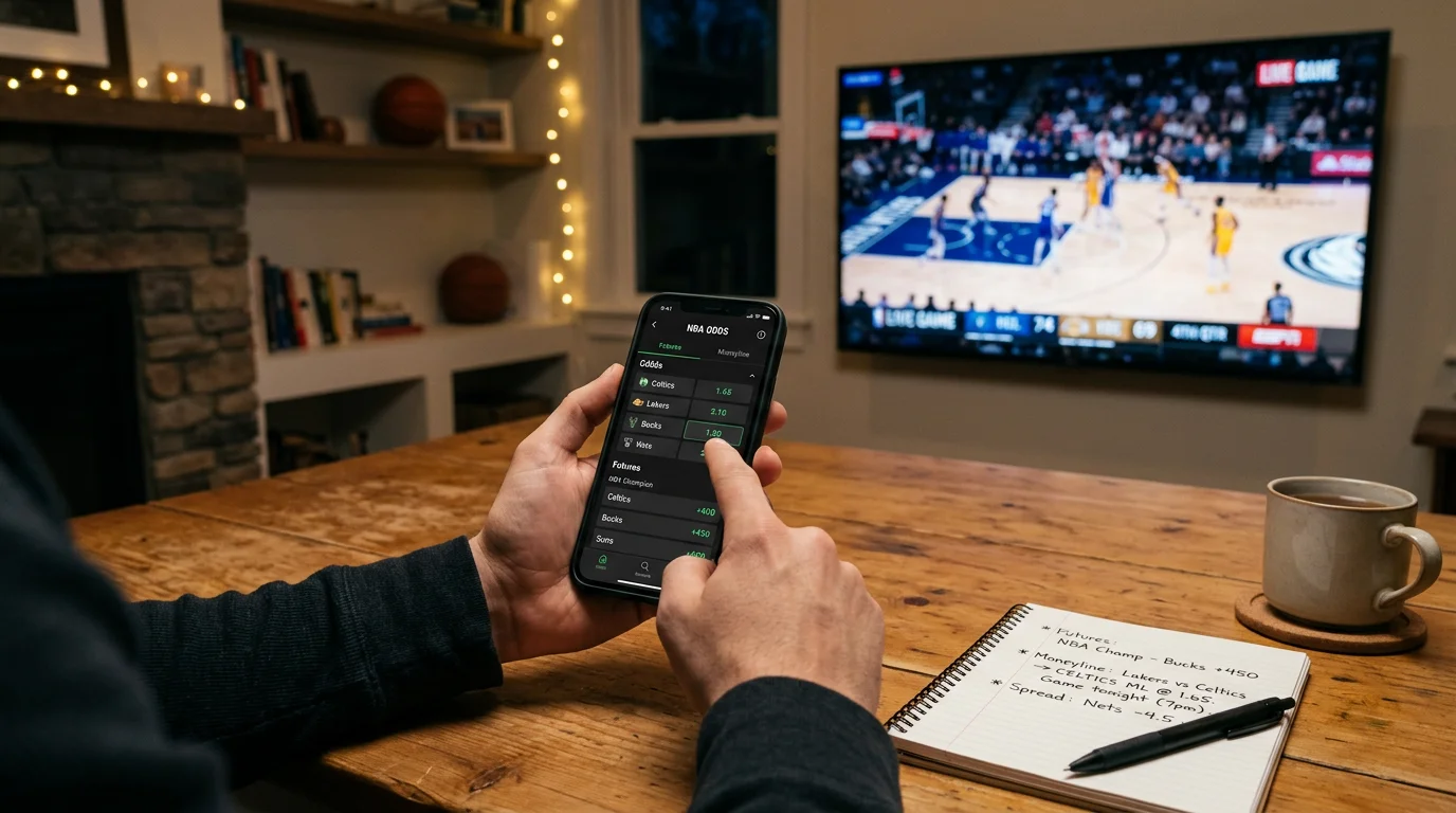 Tipos de apuestas NBA: futures, moneyline, spread y prop bets explicados